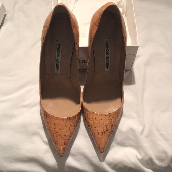Manolo Blahnik Shoes - Manolo Blahnik Cork Heels